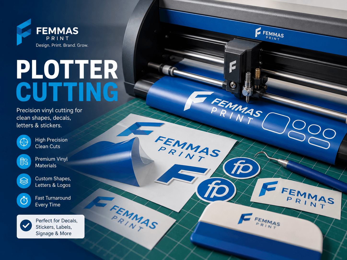 Plotter Cutting sample by FEMMAS PRINT