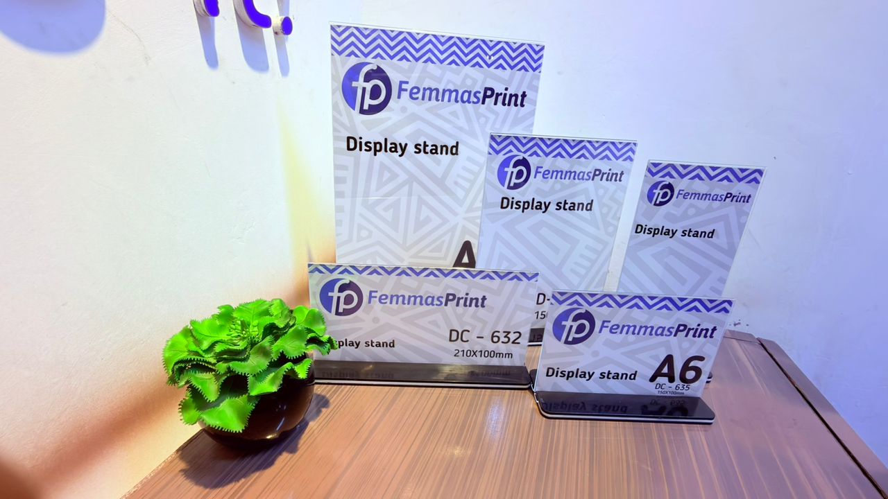 Acrylic signs sample by FEMMAS PRINT