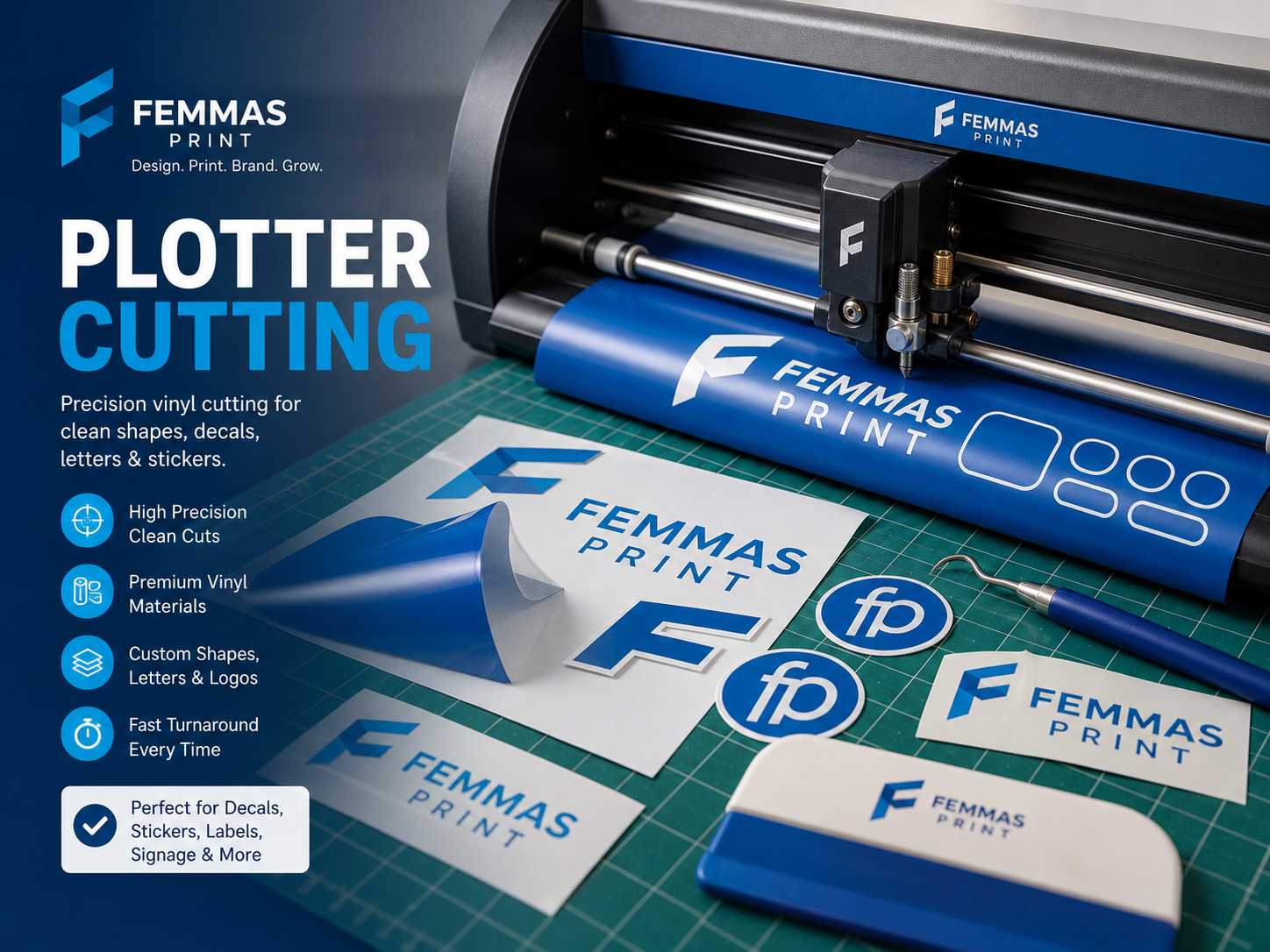Plotter Cutting sample by FEMMAS PRINT